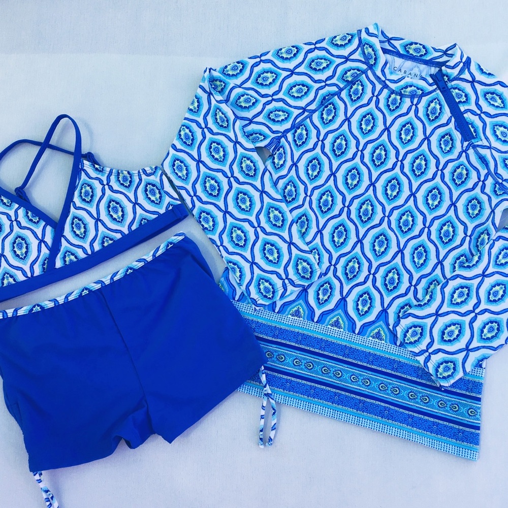 🆕 3-piece Girl's swim set - Picture 2 of 4